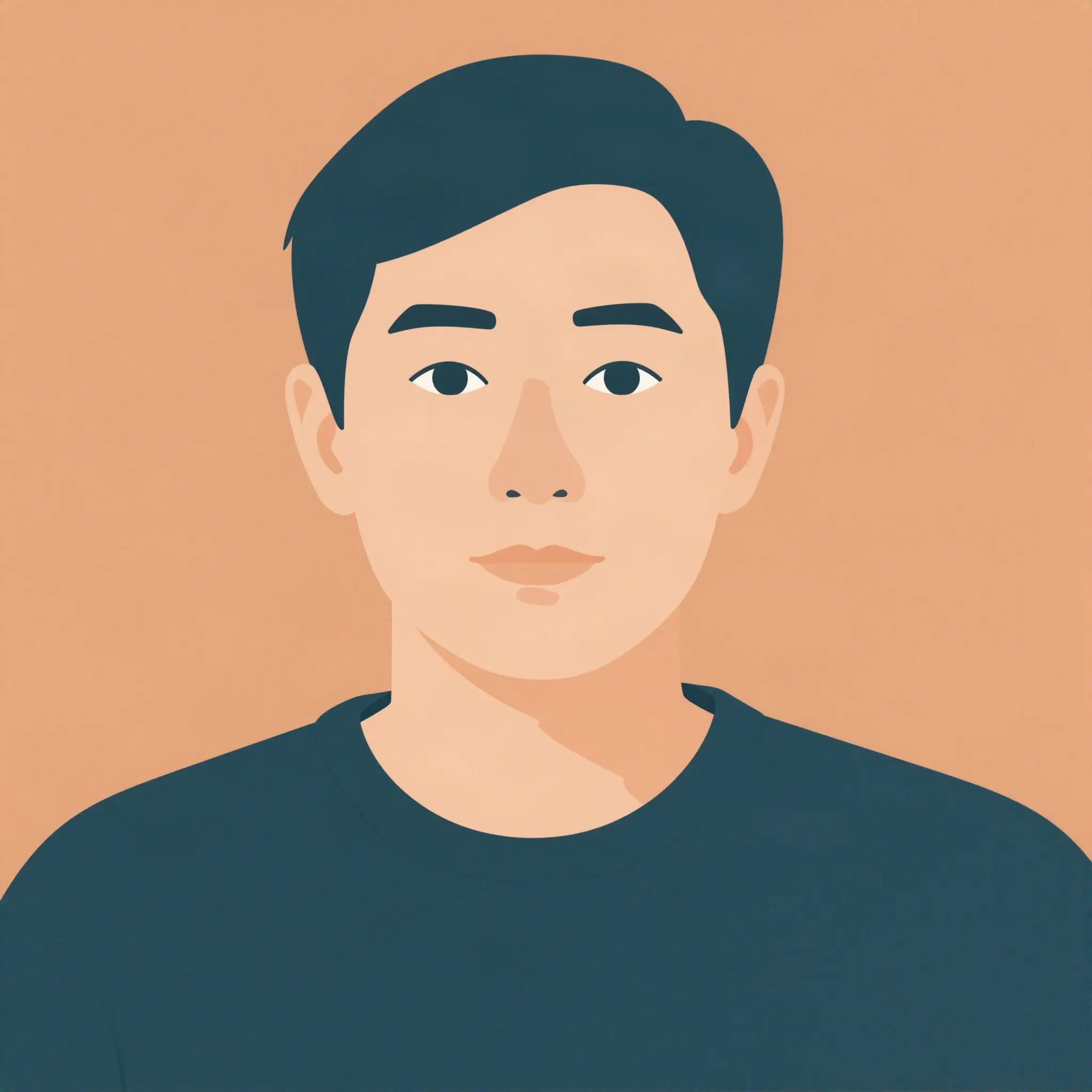 Illustrated portrait of Baek Jae-hyeong, an AI tutor